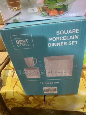 12pcs Dinnerset- Square