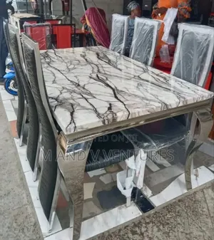 Marble Dining Set Complete