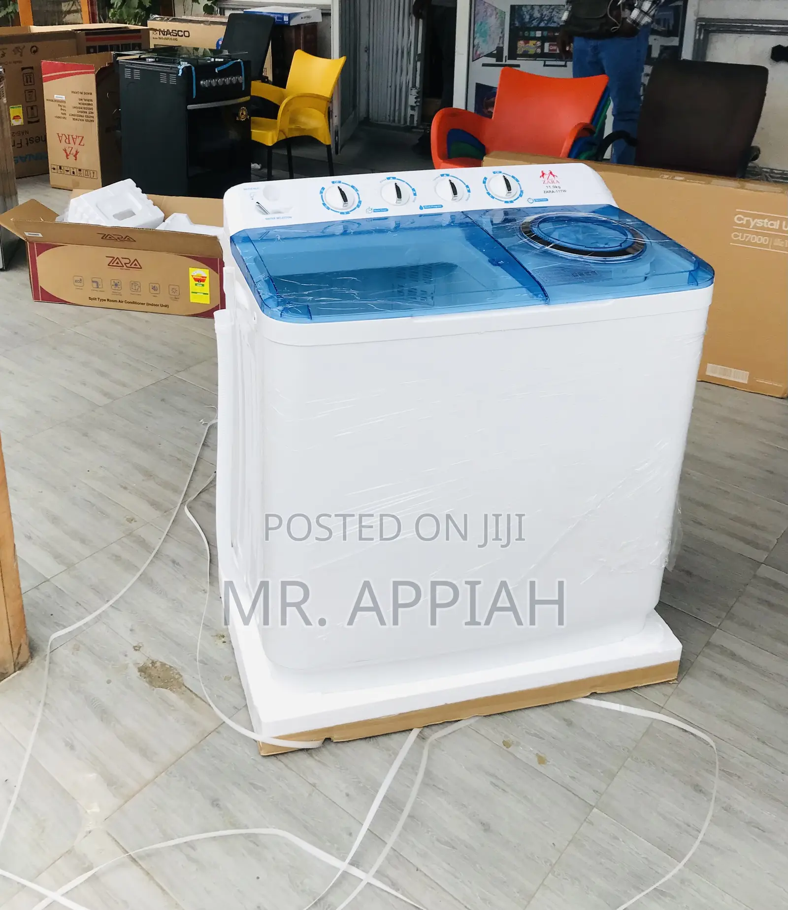 Contact Us for Zara 11kg Semi-Auto Washing Machine.
