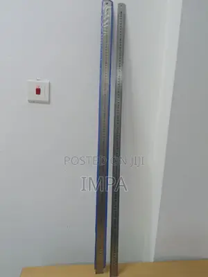 Harfington Stainless Steel Ruler 40-Inch/100cm Metal Rulers
