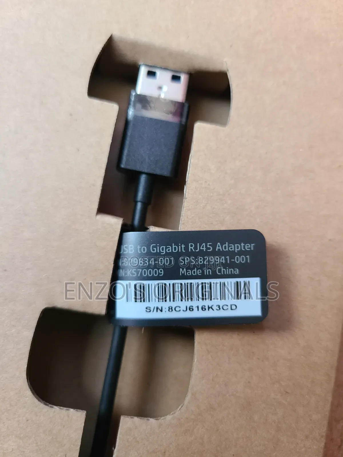 Original Hp Usb 3.0 To Gigabit Lan Rj45 Adapter Cable Internet