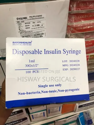 Disposable Insulin Syringe