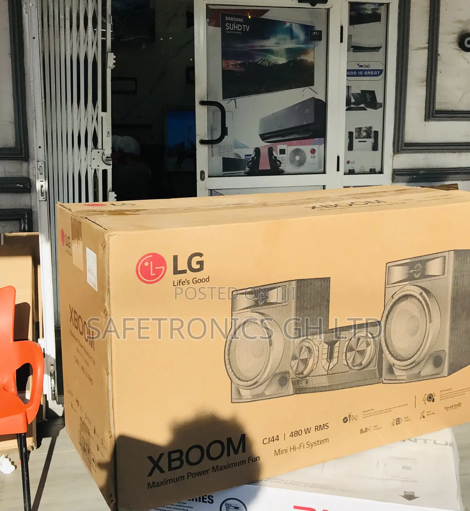 Neatly Boxed CJ44 LG Bluetooth 480W Speakers 