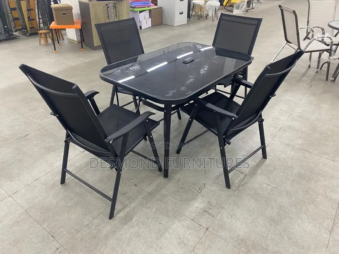 Outdoor Table With 4 Chairs