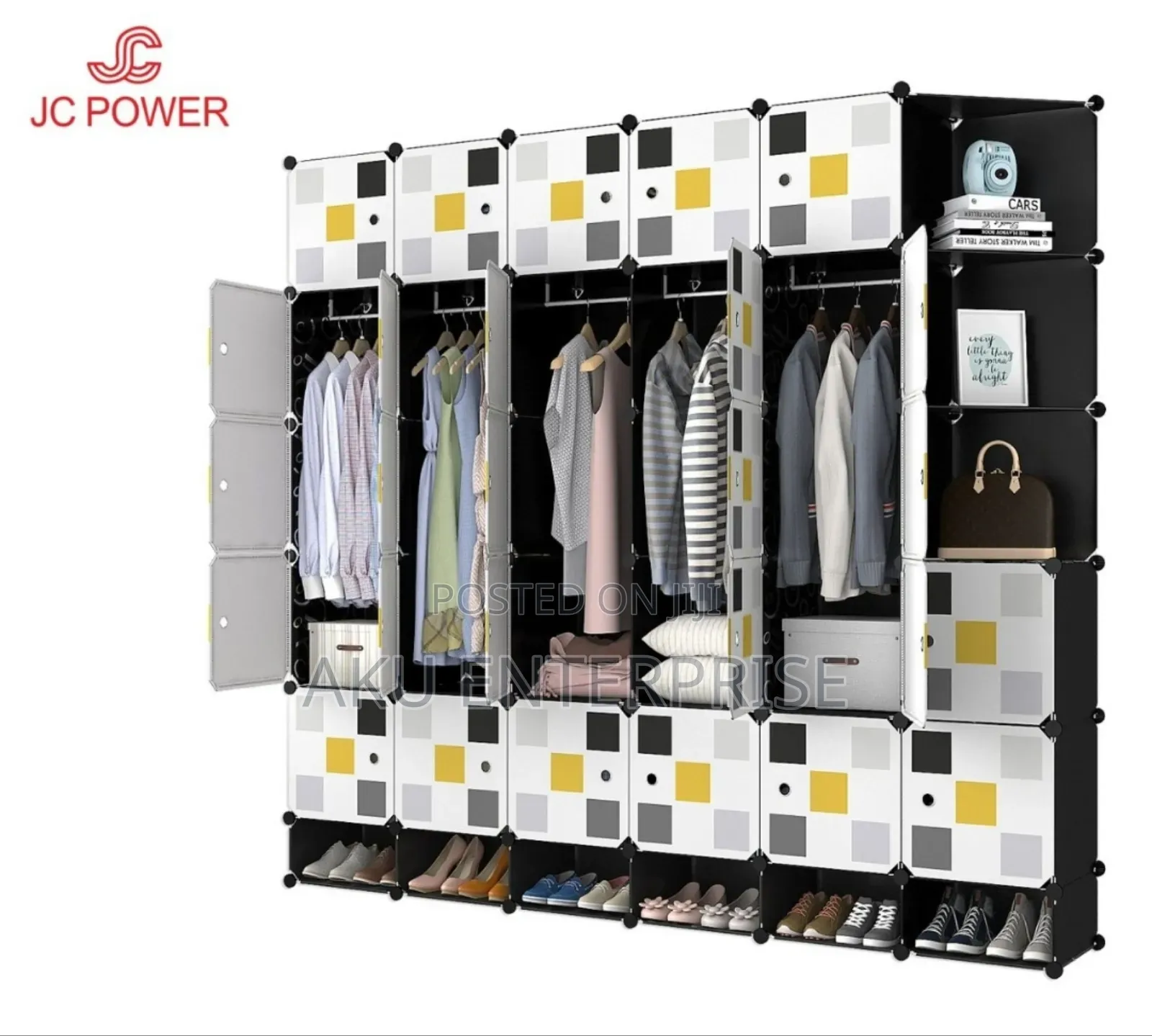 30 Cubes Plastic Wardrobe