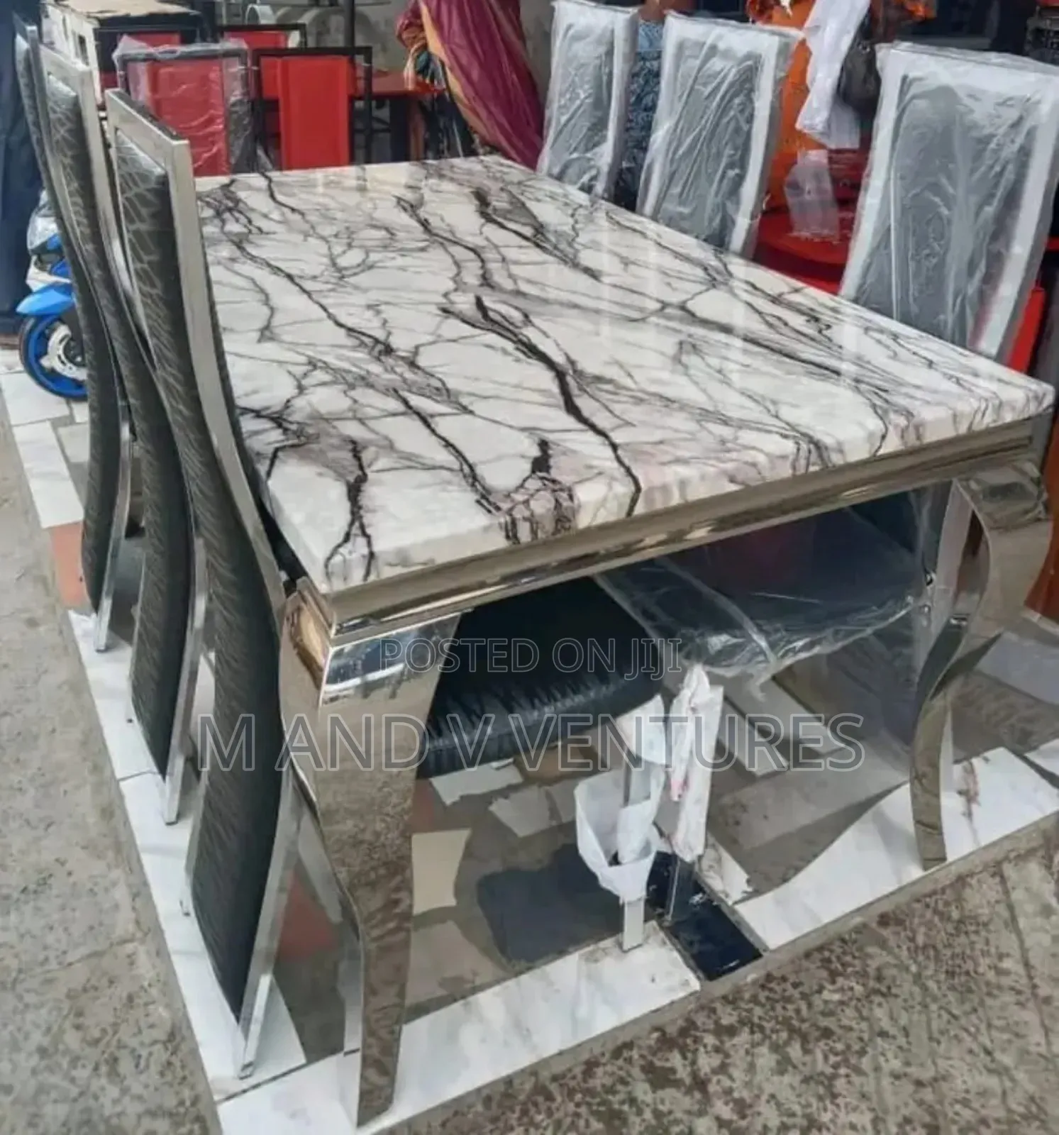 Cute Marble Dining Set