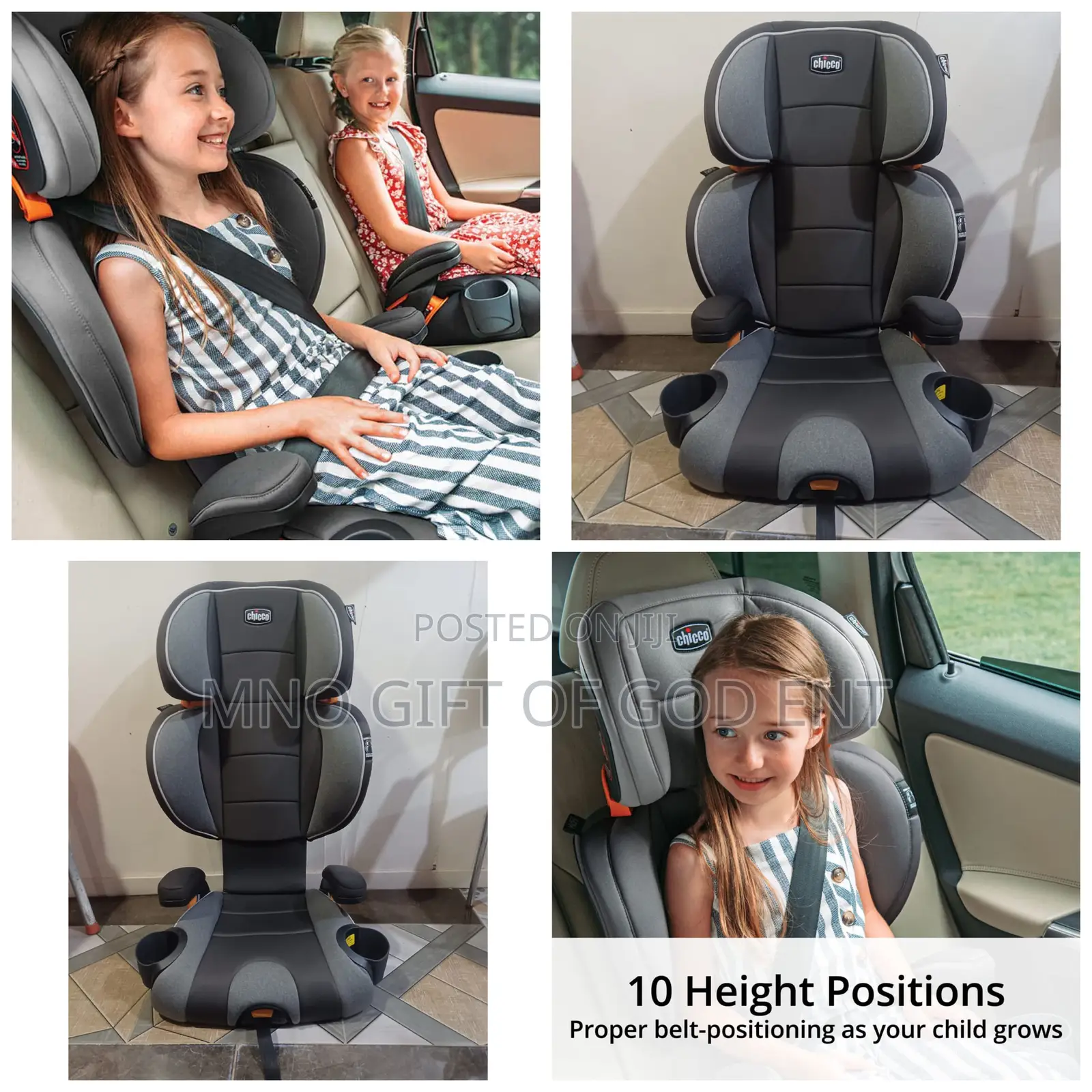 Chicco Kidfit Cleartex Plus 2-in-1 Booster Car Seat