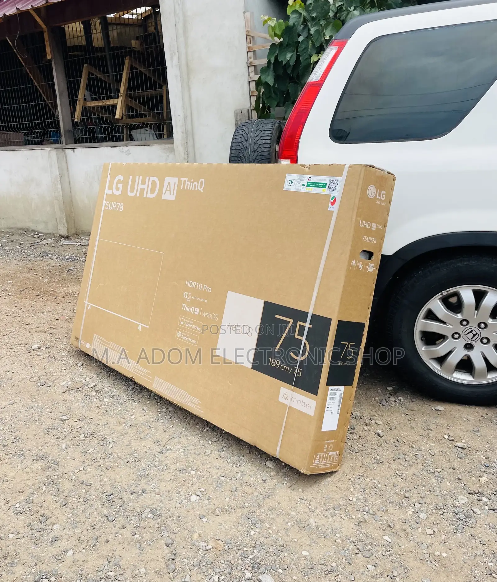 Fresh in Box LG 75 Inch Uhd Smart Television(75ur8000)