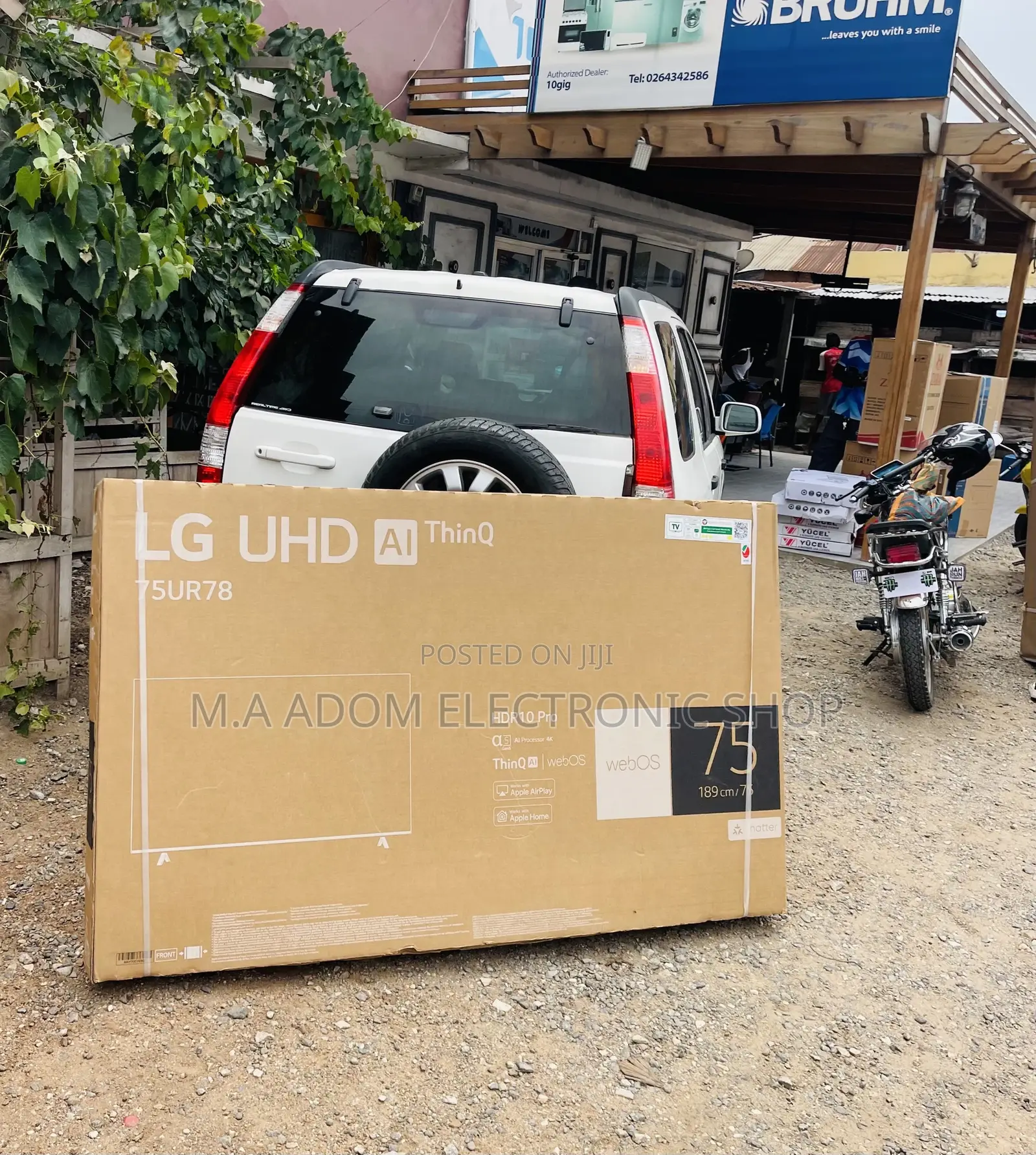 Fresh in Box LG 75 Inch Uhd Smart Television(75ur8000)