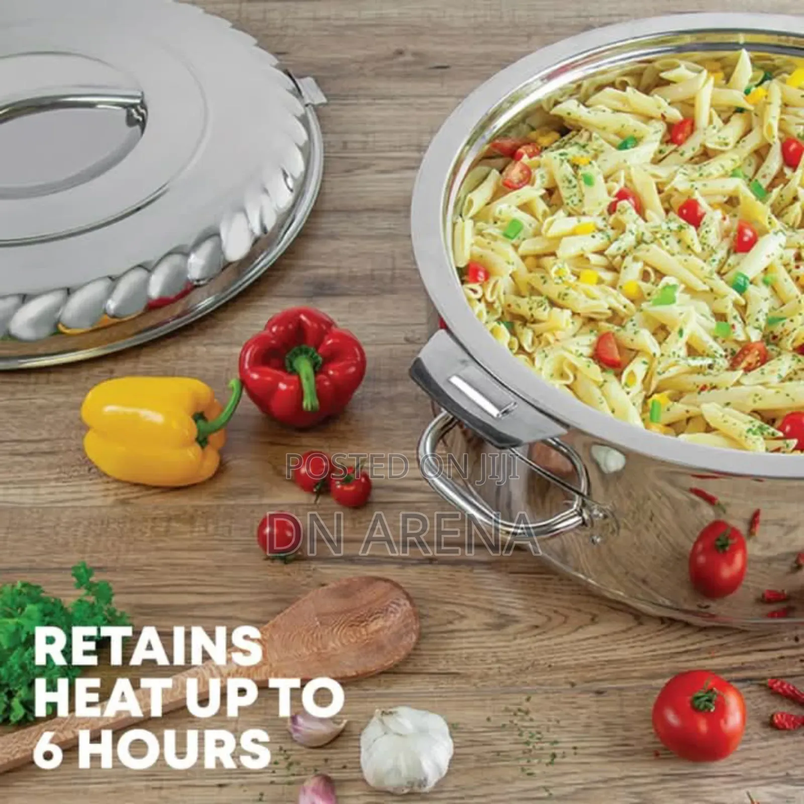 50littres Jumbo Stainless Steel Casserole