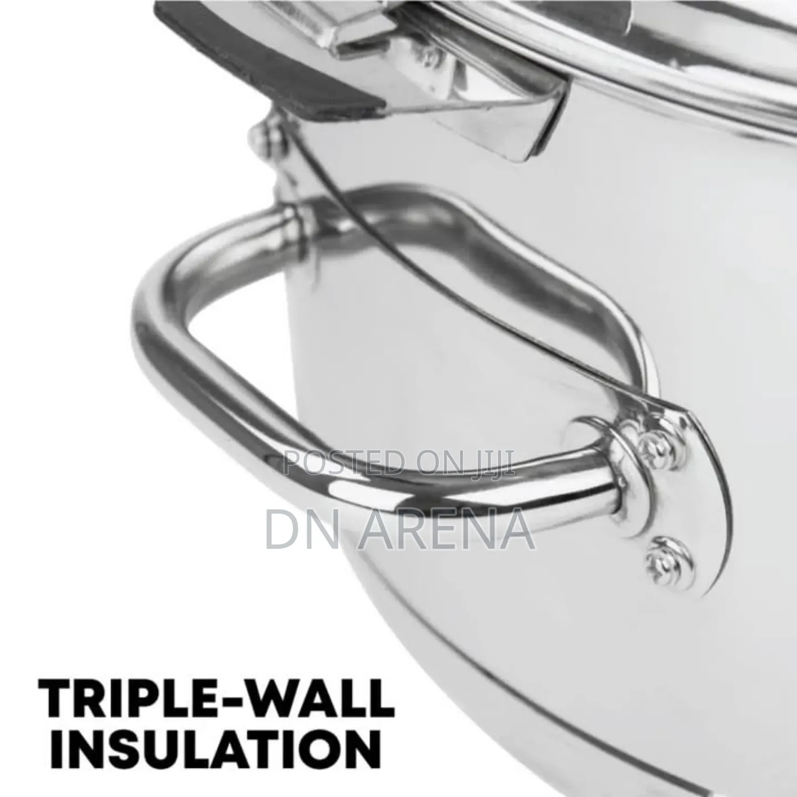 50littres Jumbo Stainless Steel Casserole