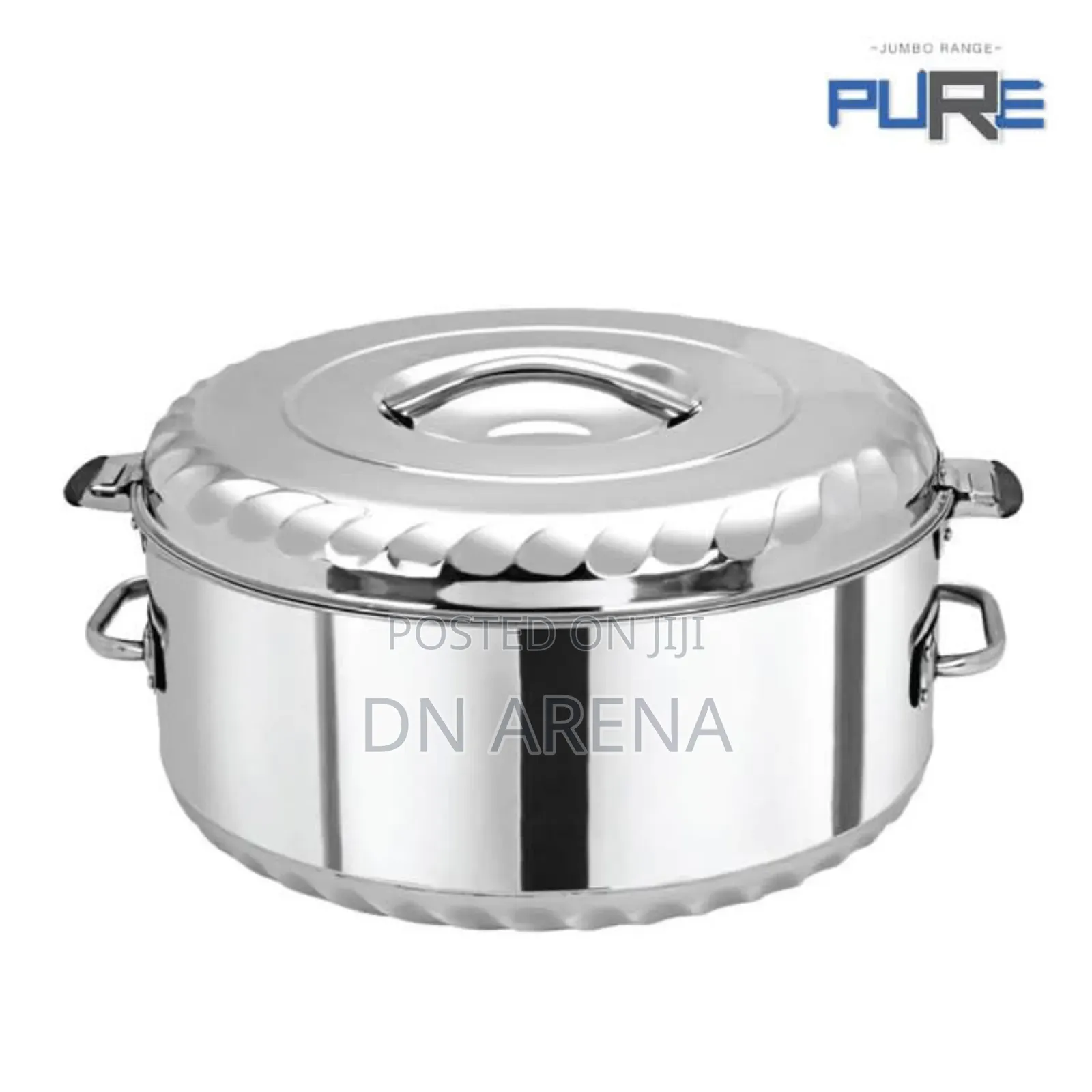 50littres Jumbo Stainless Steel Casserole