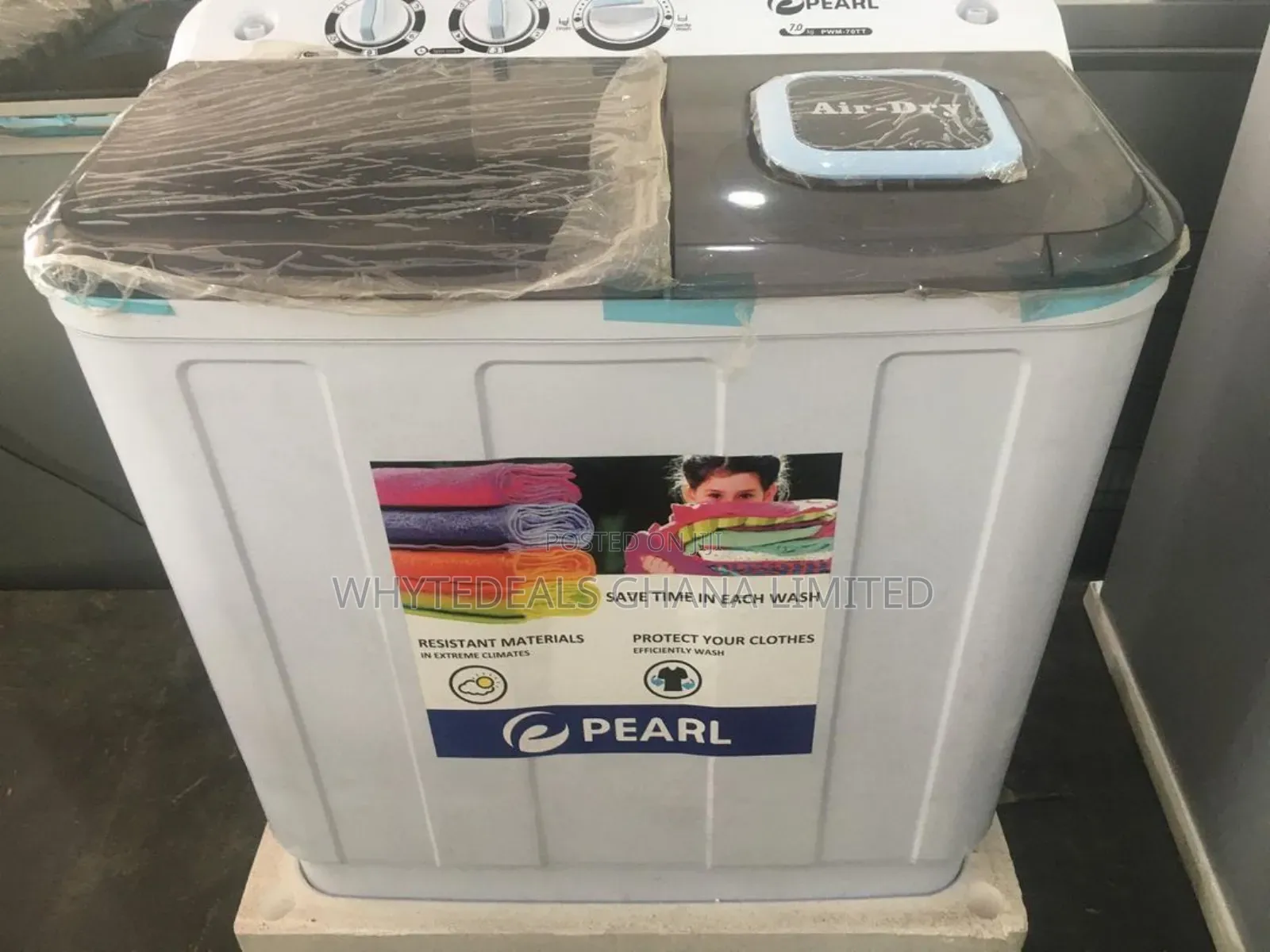Pearl 7kg Twin Tub Semi Automatic Washing Machine TOP LOAD