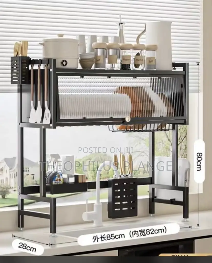 Multipurpose Plate Rack, Dish Drainage and Cutlery Holder