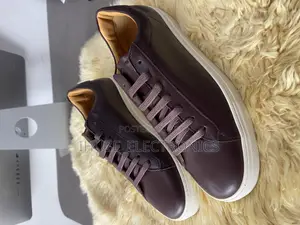 REISS Leather Trainer (Size 43)