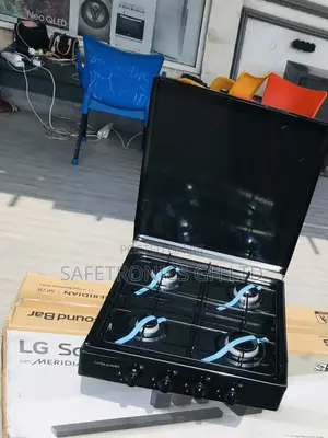 Sealed in Box: Volcano (Black) 4 Burner Gas Mini