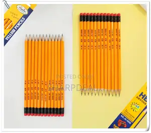 Pencils With Eraser and Sharpener 4 Packs(12 Pis Per Pack)
