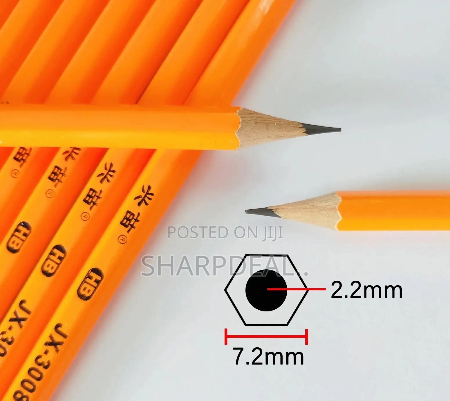 Pencils With Eraser and Sharpener 4 Packs(12 Pis Per Pack)
