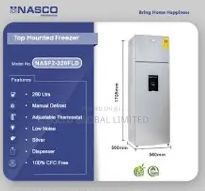 Your Freshest NASCO-280LTR-TOP-MOUNTED-FREEZER