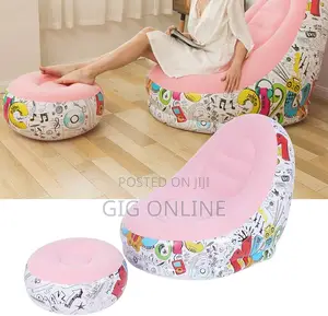Inflatable Sofa With Foot Rest
