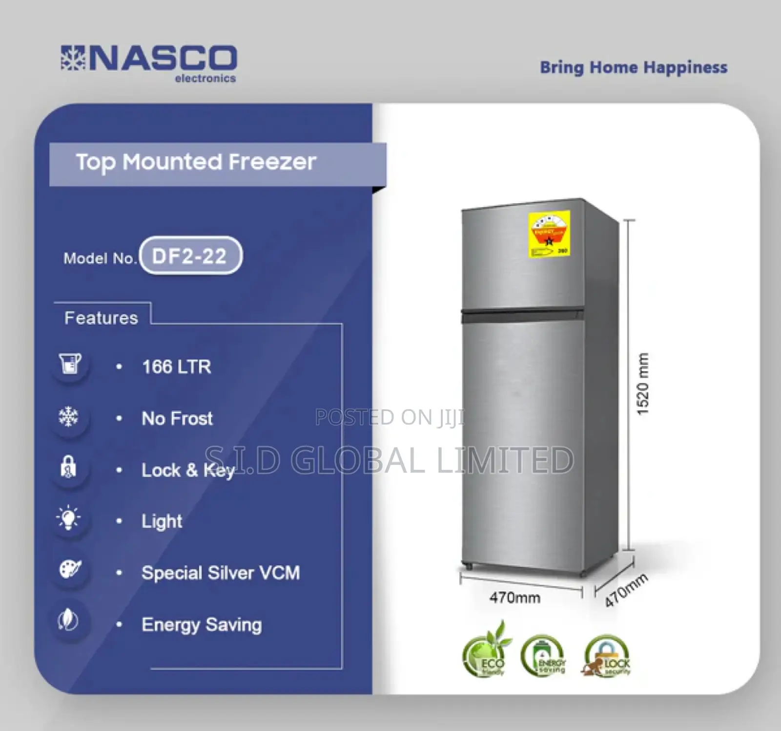 Where Freshness Meets With NASCO-166LTR-TOP-MOUNT