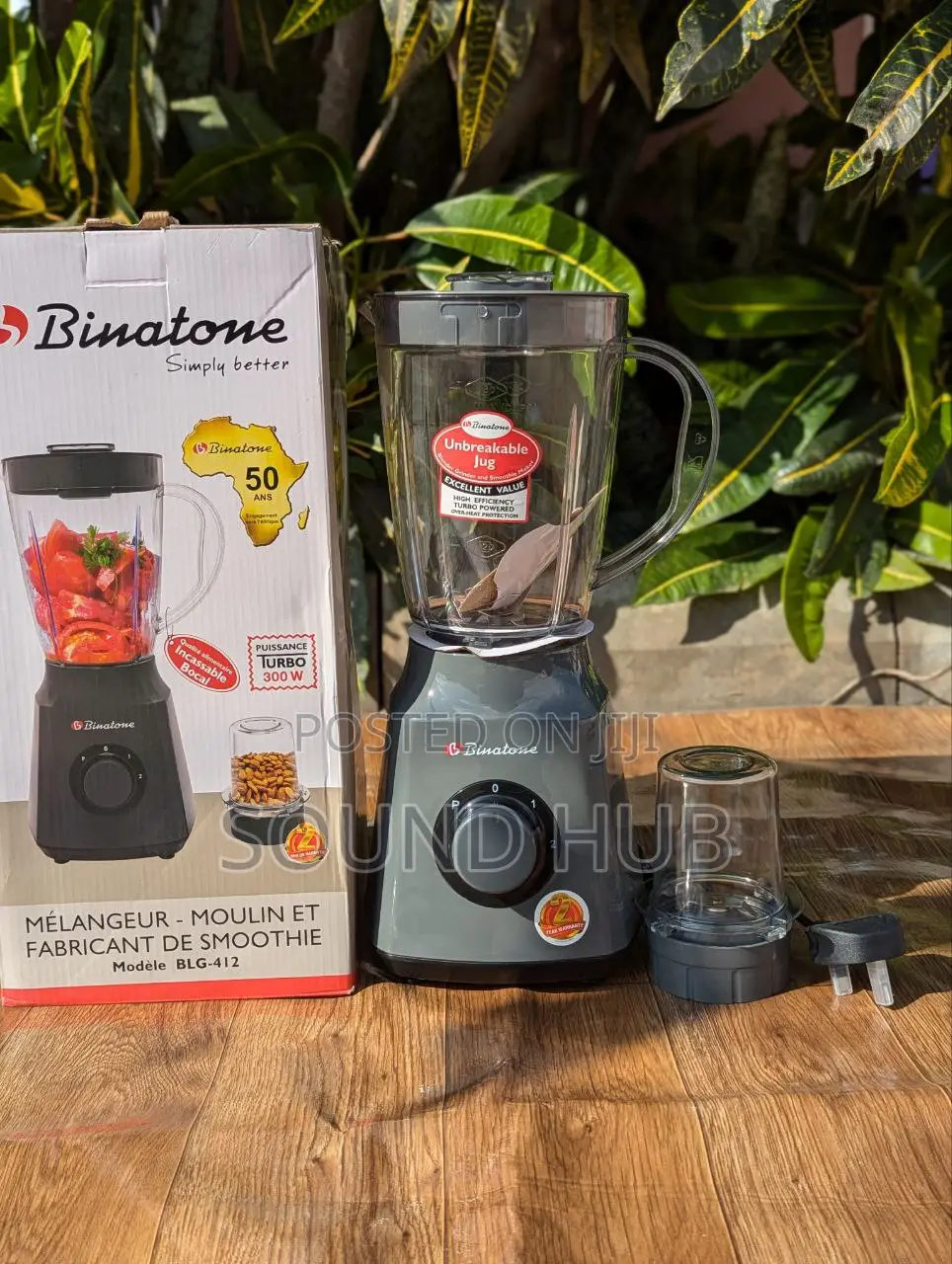 Unbreakable Binatone Fast Speed Electric Blender Grinder