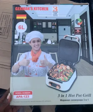 Multipurpose Electric Cooking Pot and Grill