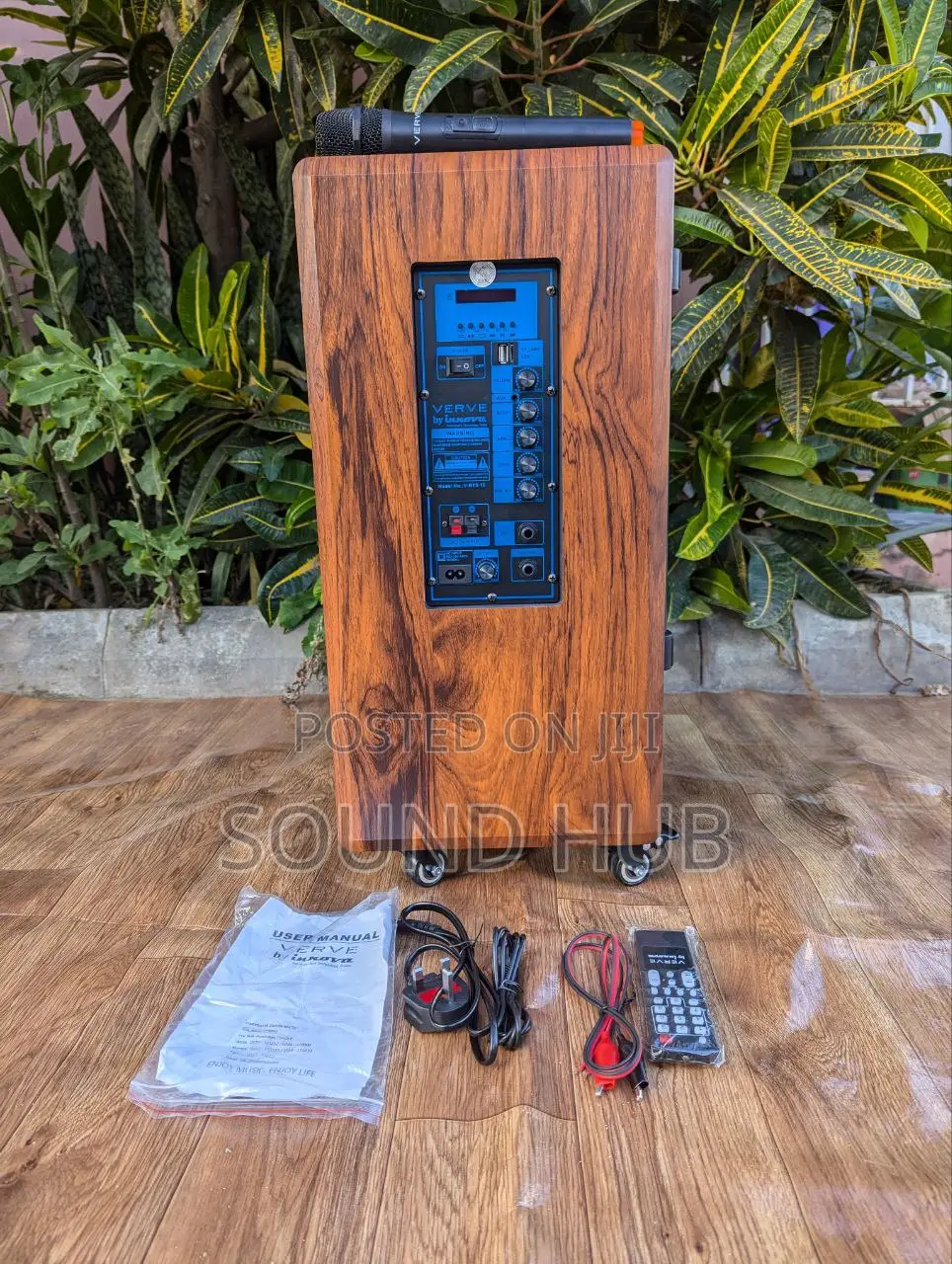 Professional Rechargeable Audio System With Microphone