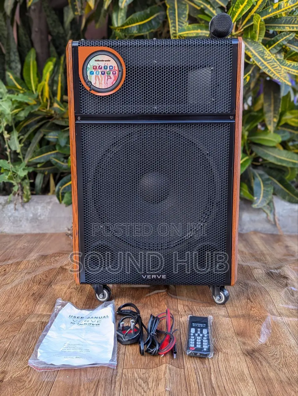 Professional Rechargeable Audio System With Microphone