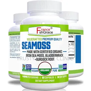 Photo - Irish Sea Moss, Bladderwrack Plus Burdock Root Capsules