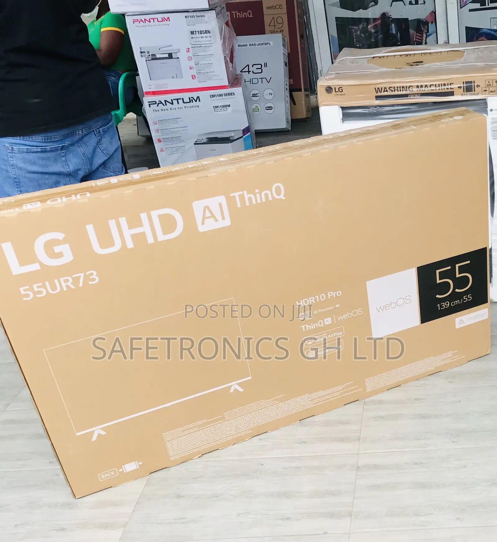 Wedos Sleek Smart Lg Ur73 Led 55 Inch Tv