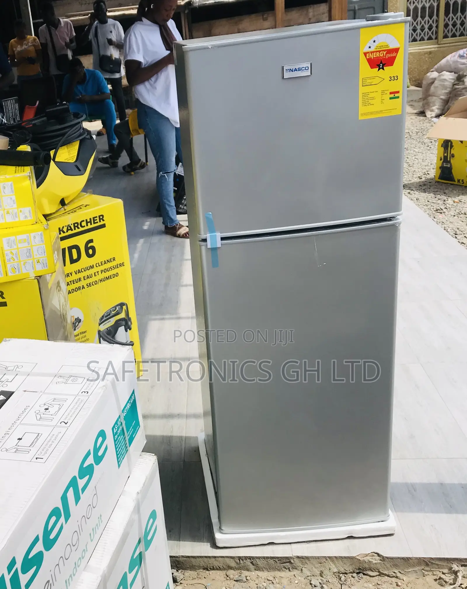 Adjustable Double Door Nasco Topfreezer Nasf2-13fl Fridge