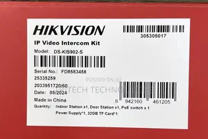 Hikvision Ip Video Intercom Kit With Poe Switch Ds-Kis902-S