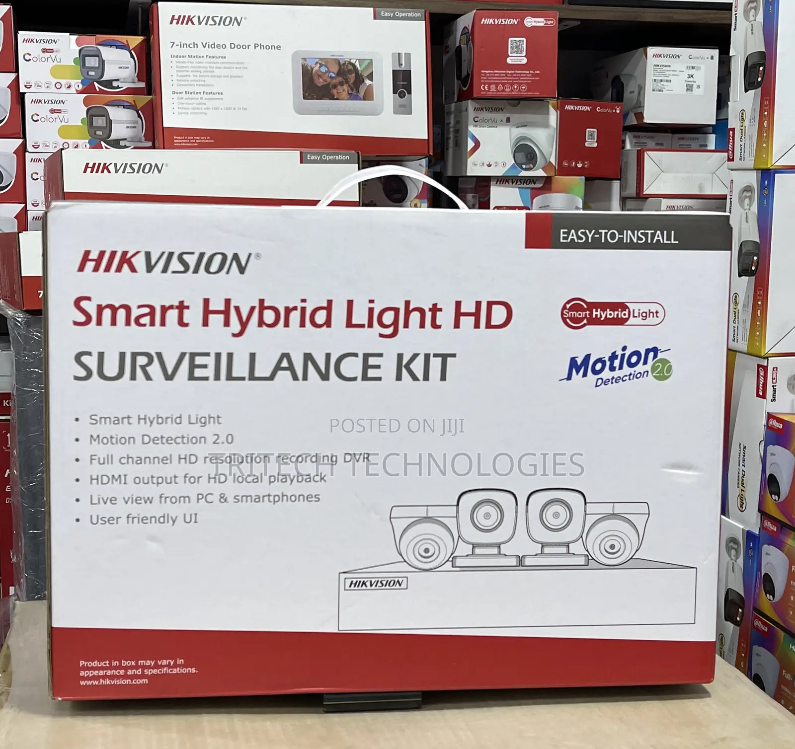 Hikvision 4ch Kit Full Color+Audio 2024 Model