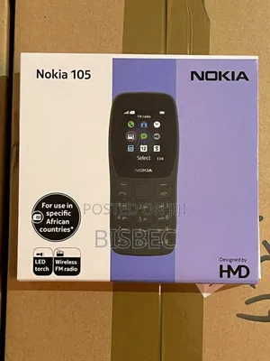 New Nokia 105 Black