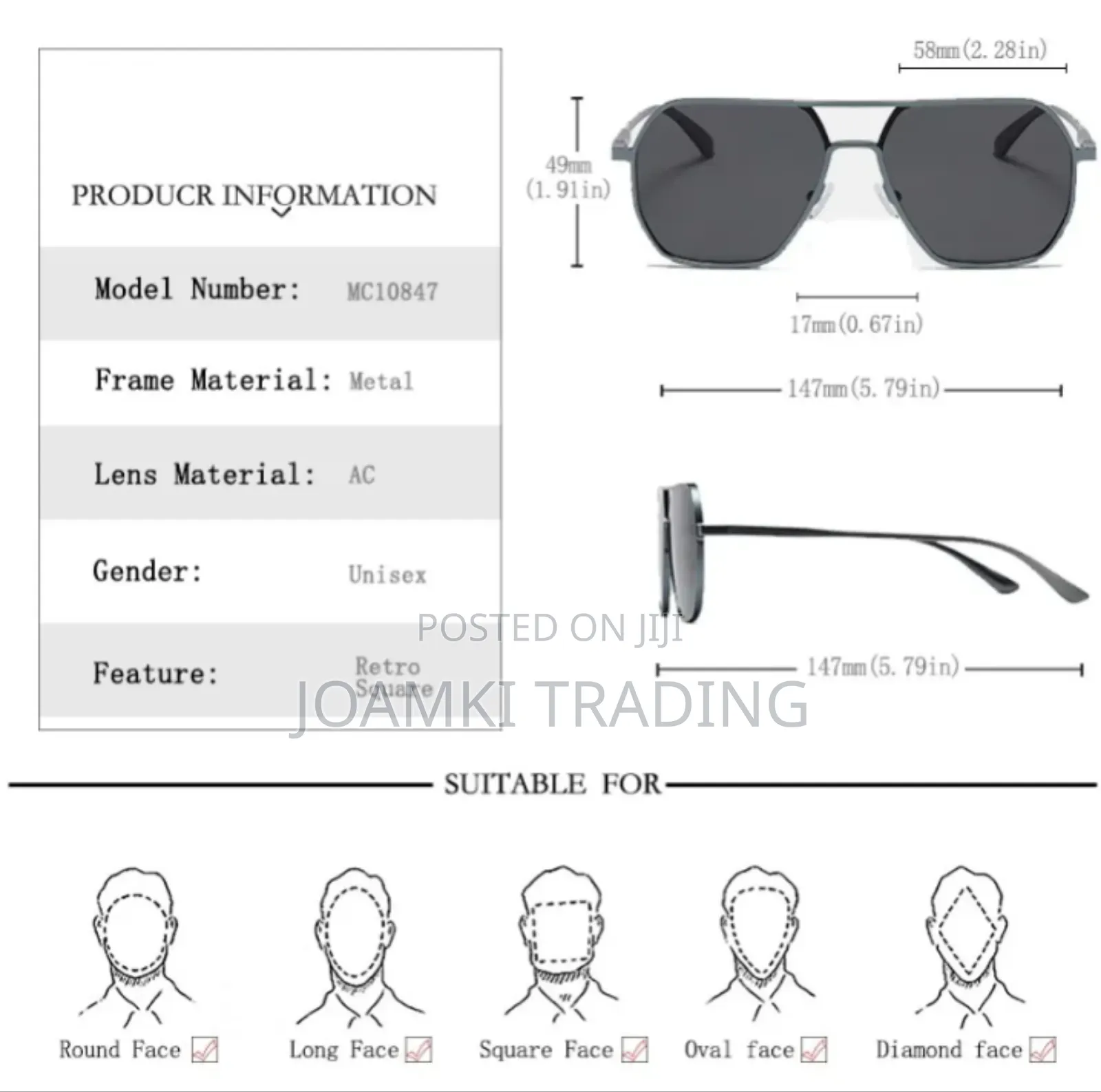 Photochromic UV Protection, Anti Glare Glasses Unisex