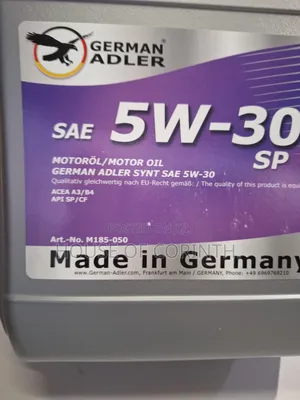 5w30 German Adler Synthetic Engine Oil 5l