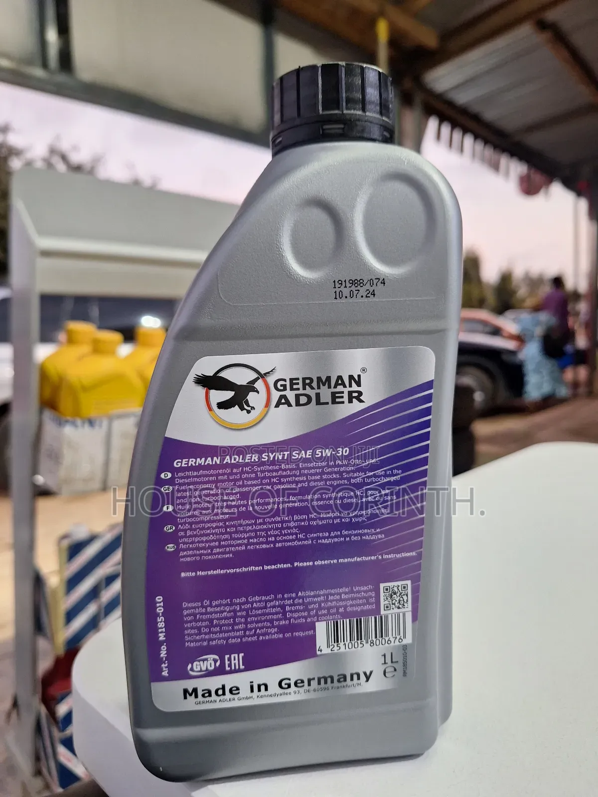 5w30 German Adler Synthetic Engine Oil 5l