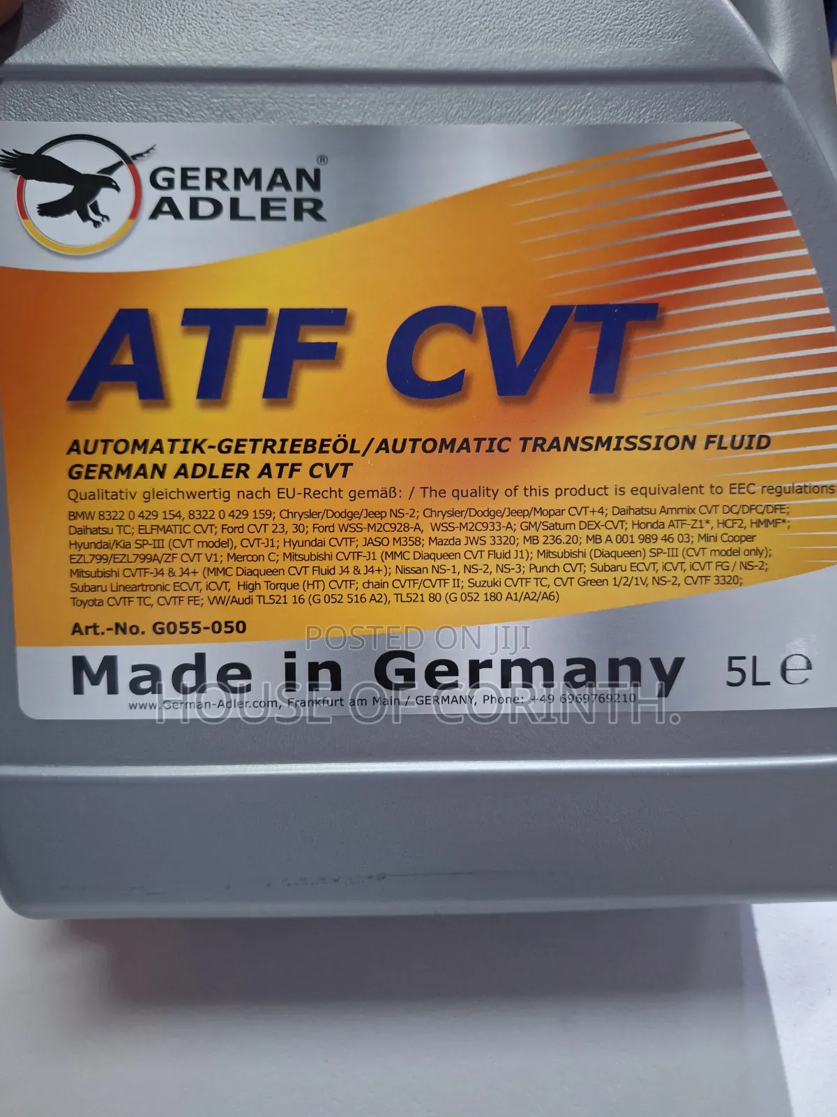 CVT Transmission Oil Synthetic (White) Germal Adler 5L