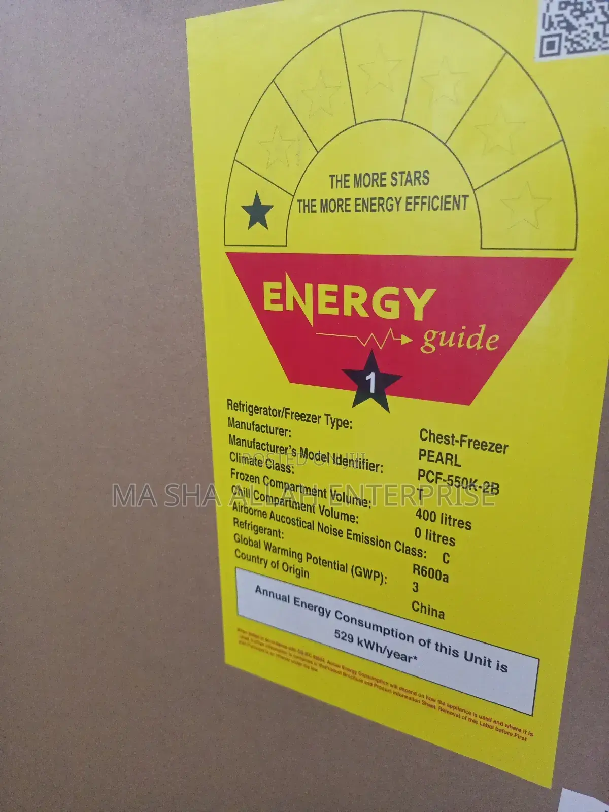 400 Liters Double Door Pearl Freezer