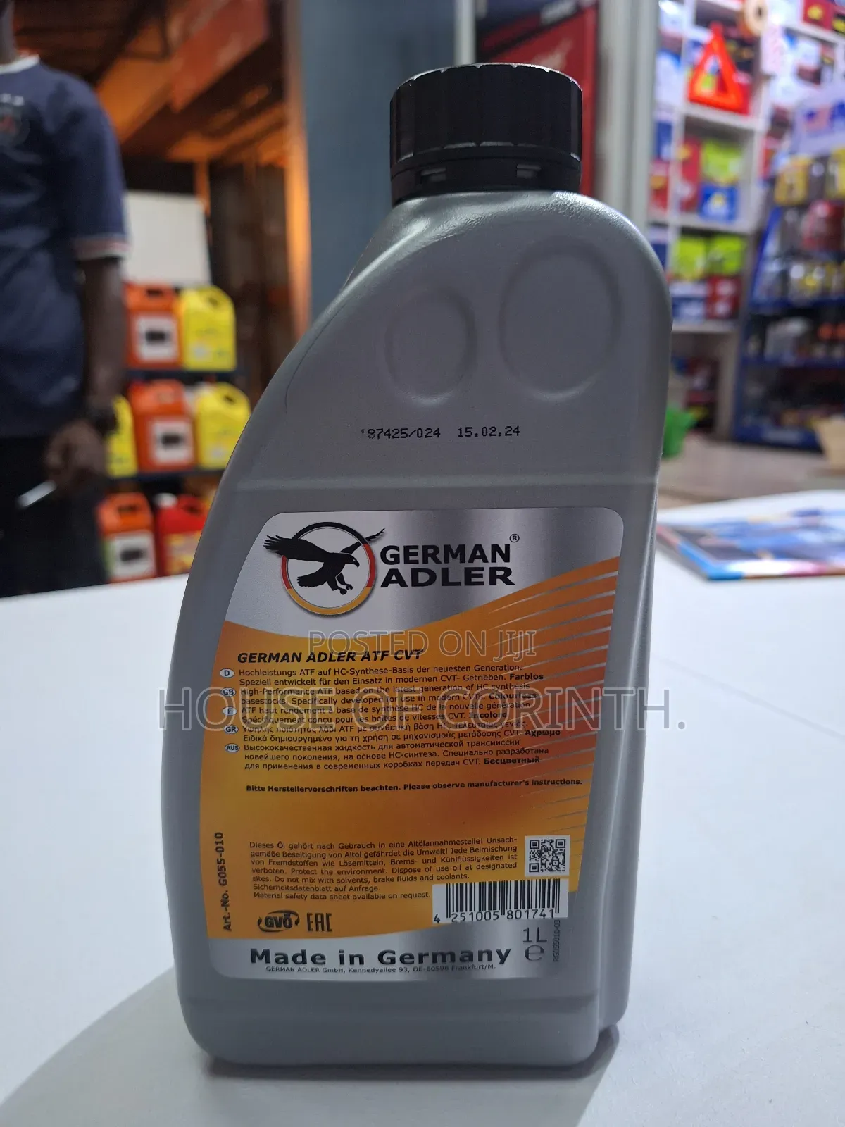 CVT Transmission Oil Synthetic (White) German Adler 1l