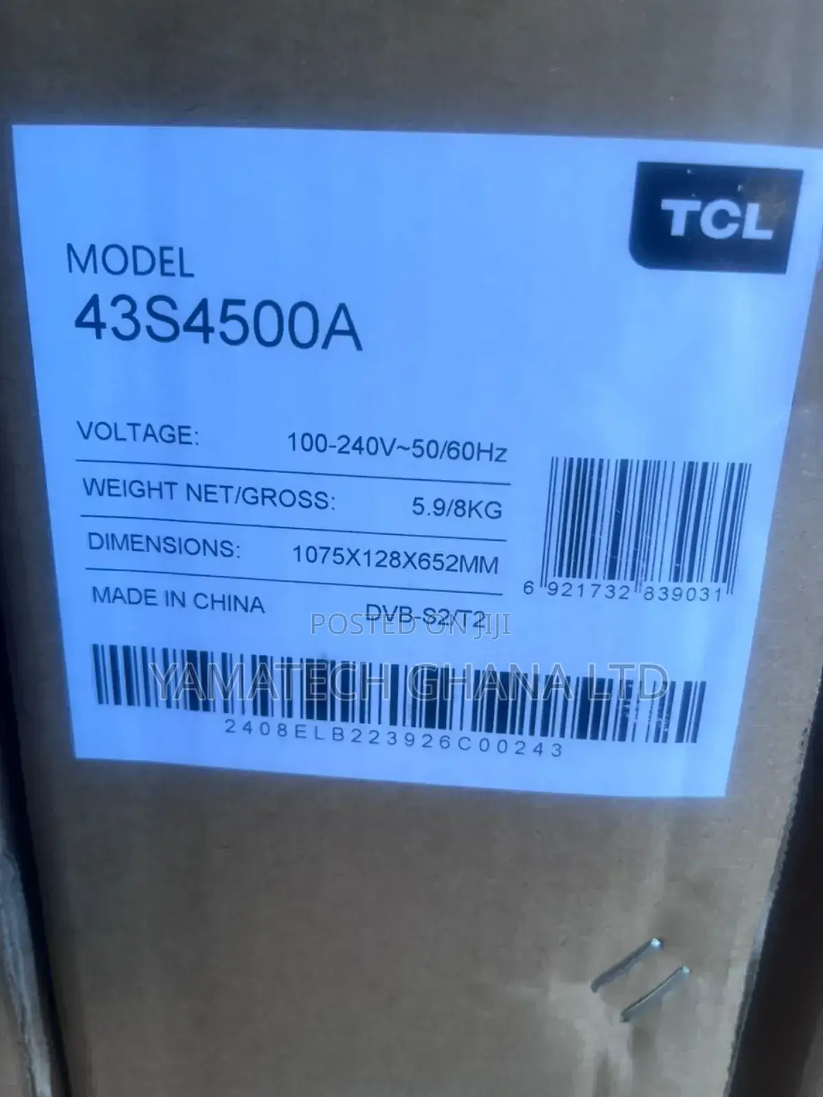 Tcl 43 Smart Android Tv With And Wifi