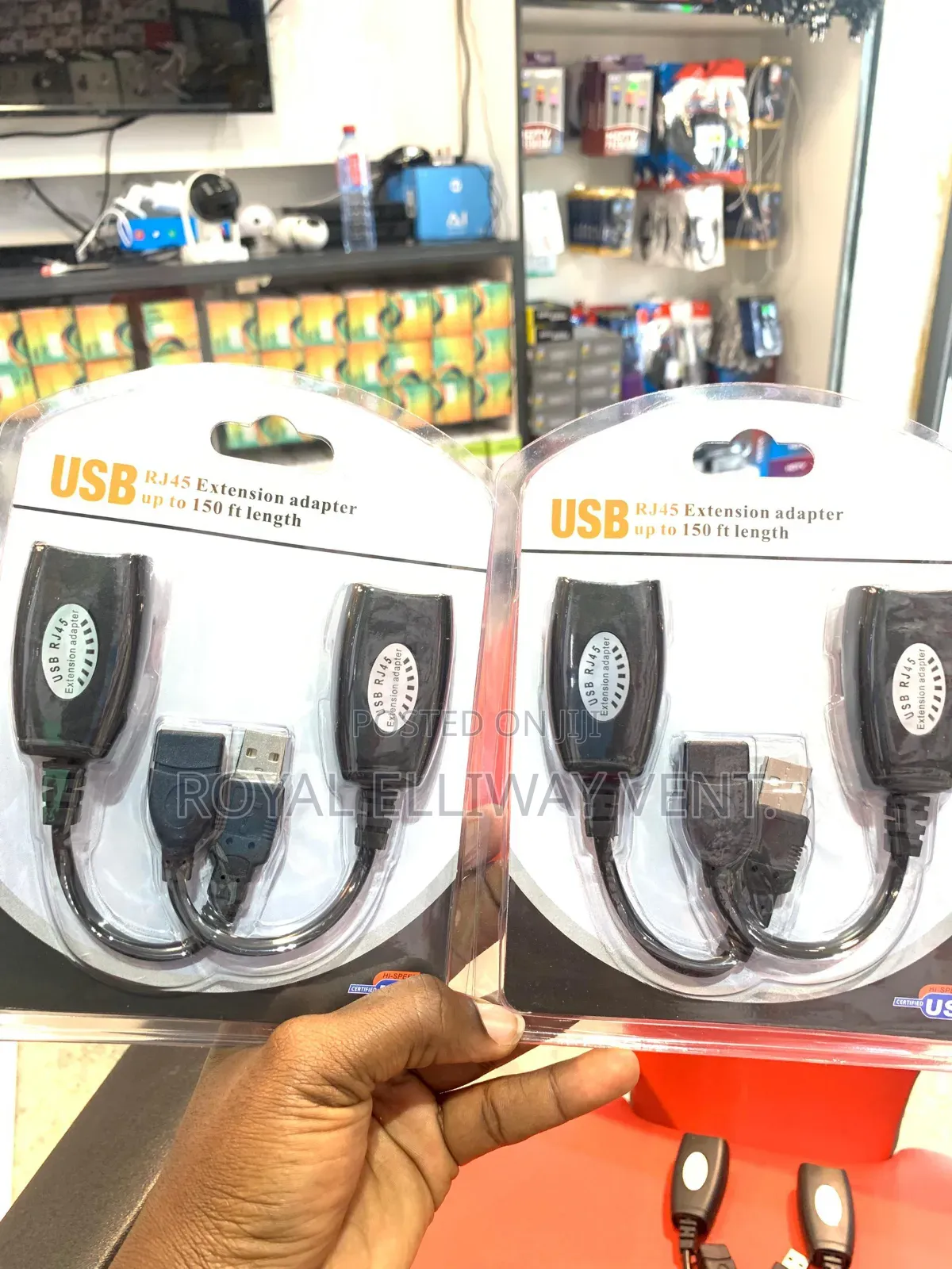 Usb-Rj45 Extension Adapter Up to 150ft Lenght
