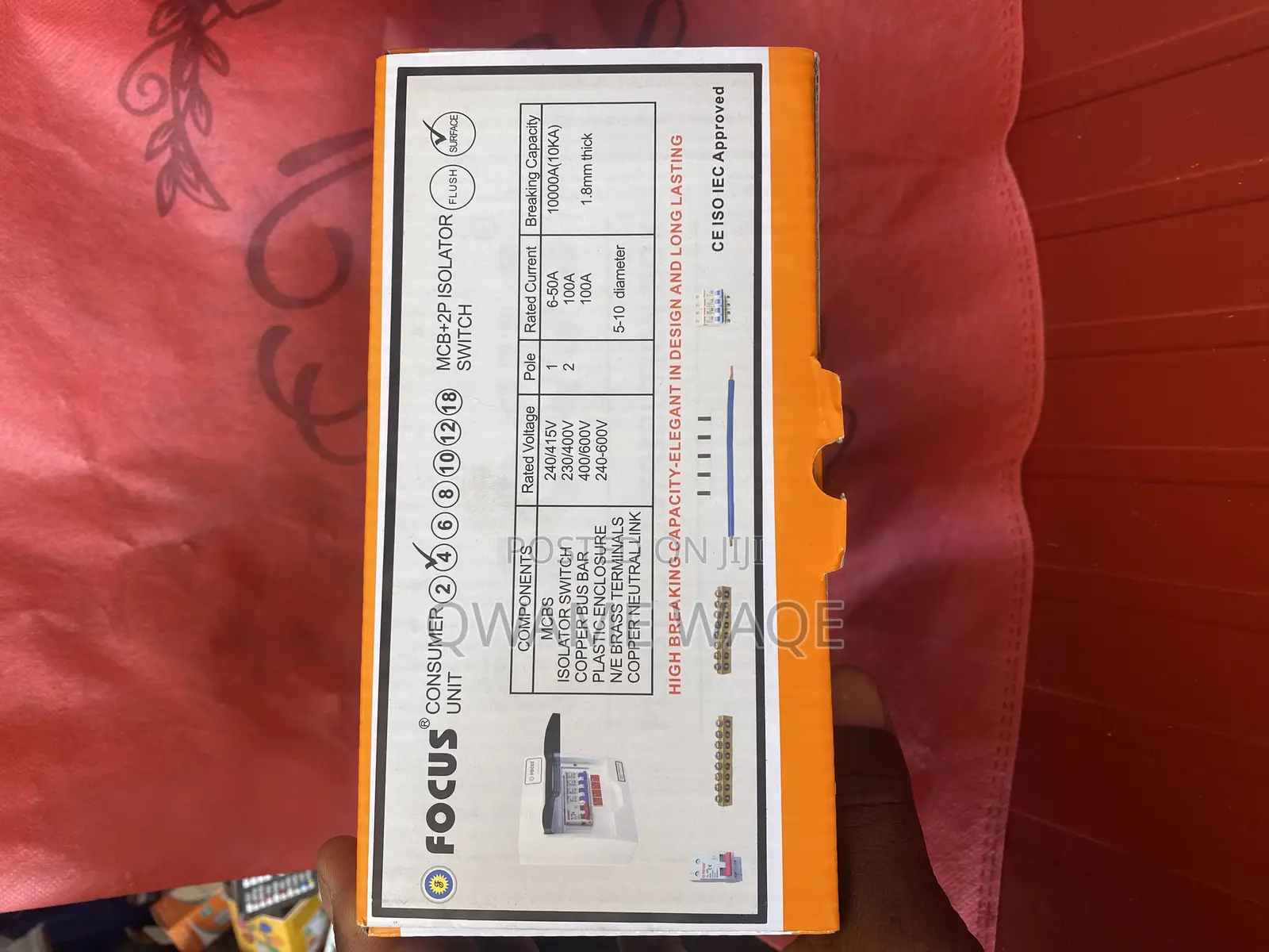 Focus Consumer Unit 4way