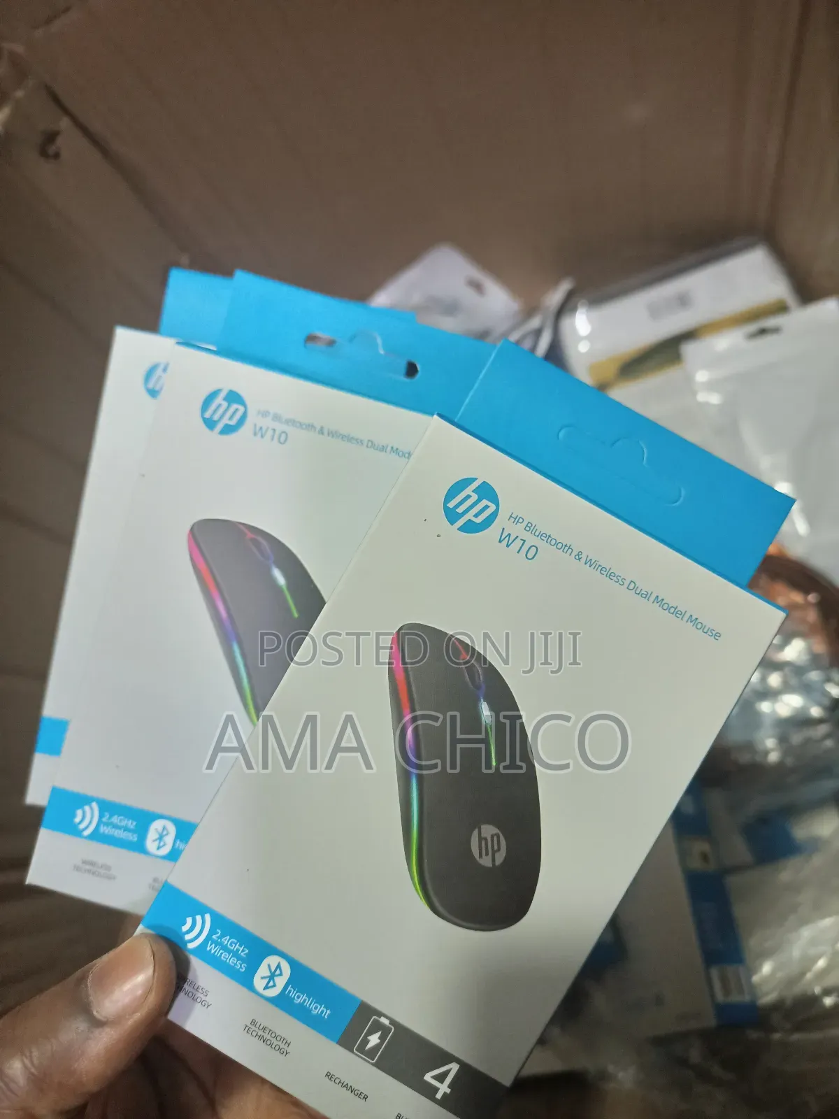 Wireless and Bluetooth Rechargeable Mouse