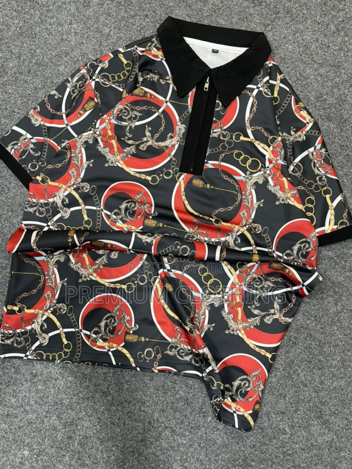 Well Designed Black Round Neck Shirts for Men