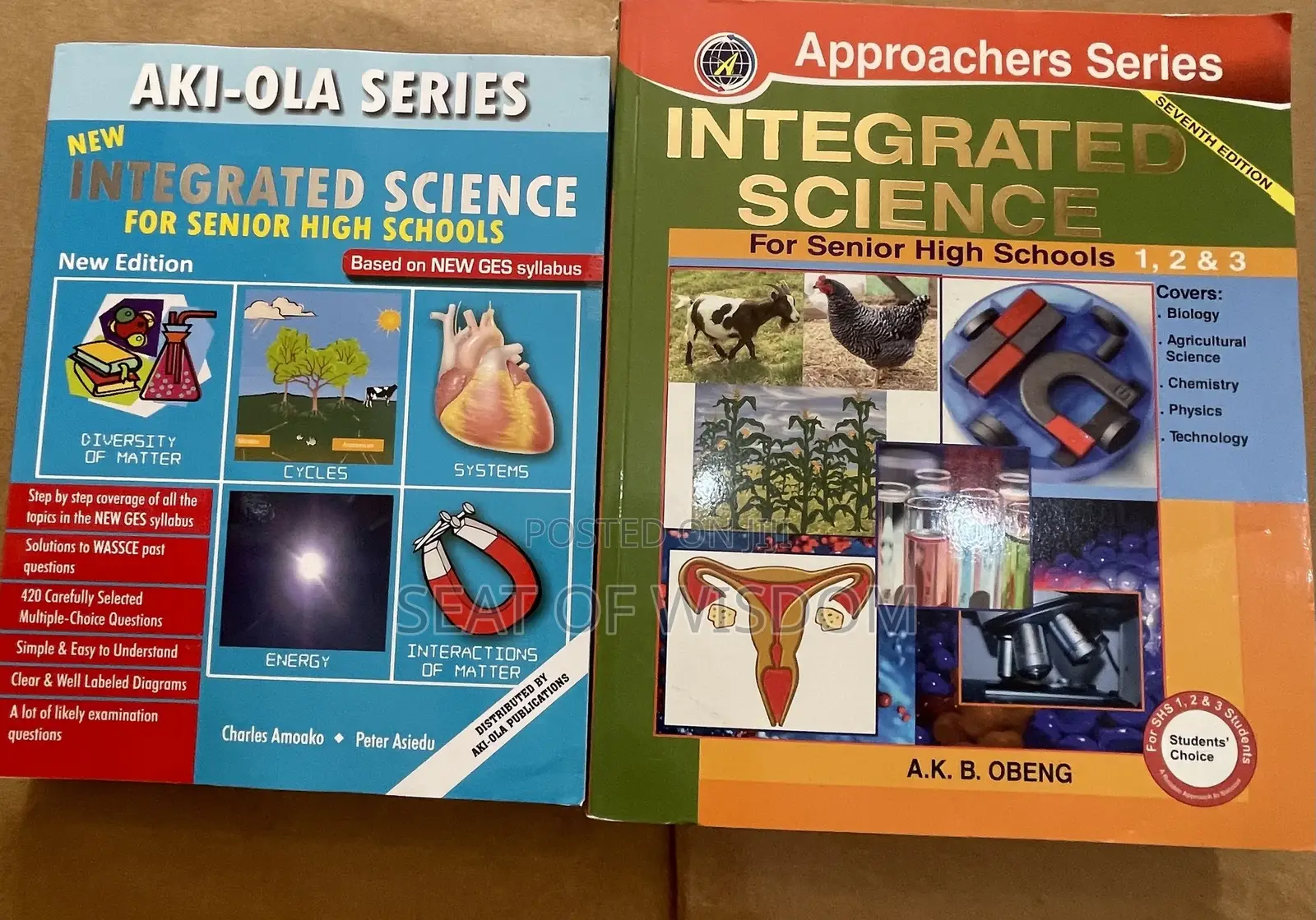 Integrated Science(Approachers/Aki-Ola) for SHS 1,2 3