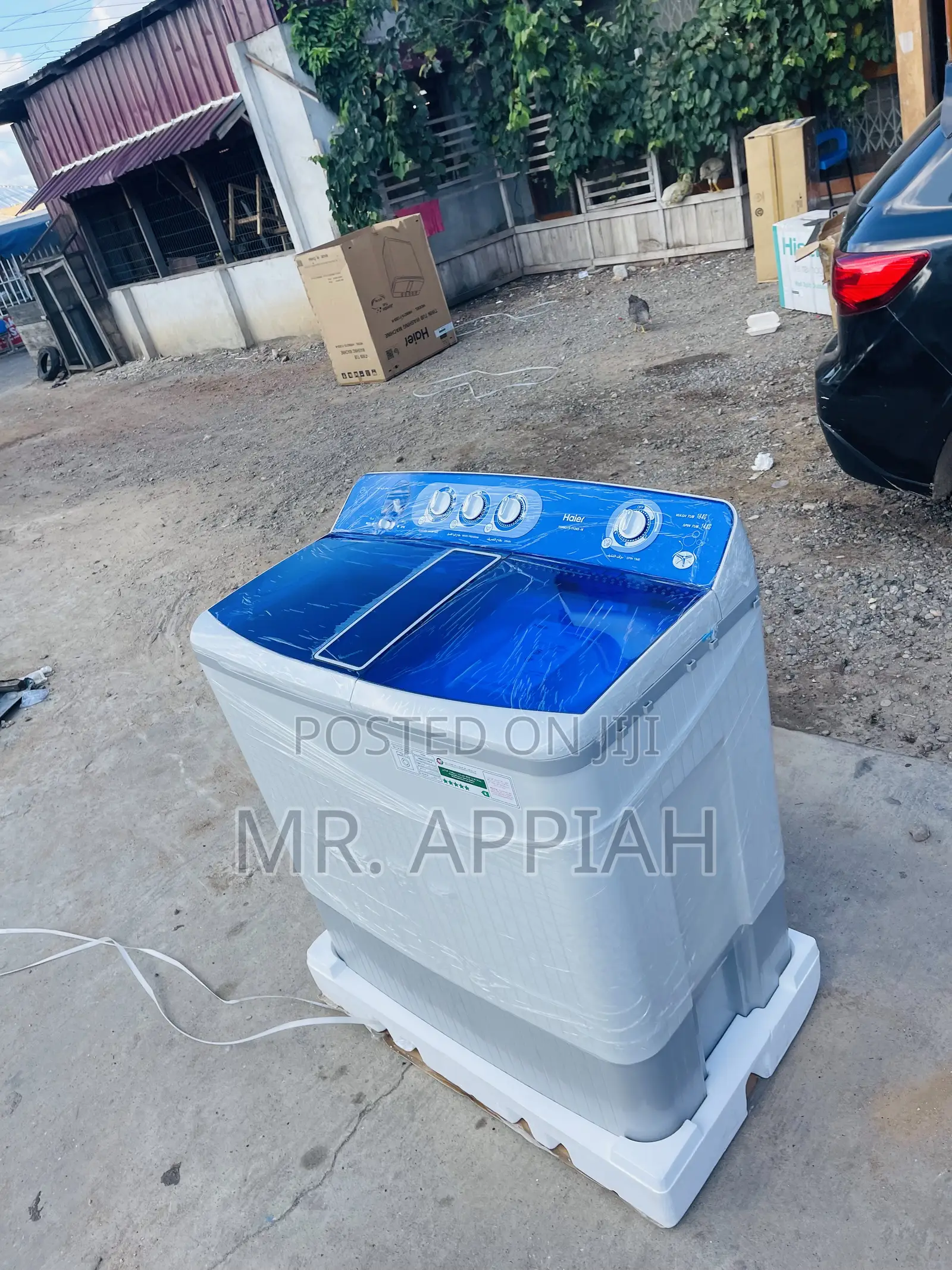 Energy Sufficient Haier 18kg Electric Washing Machine.