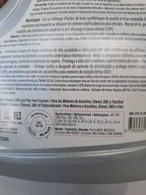 5W20 Synthetic Engine Oil. ABRO-USA 5L