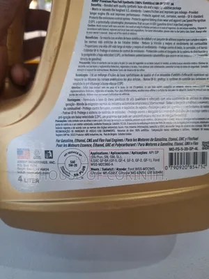 5W20 Synthetic Engine Oil. ABRO-USA 4L